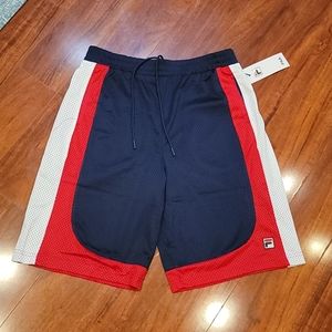 NWT Men's Fila mesh basketball shorts